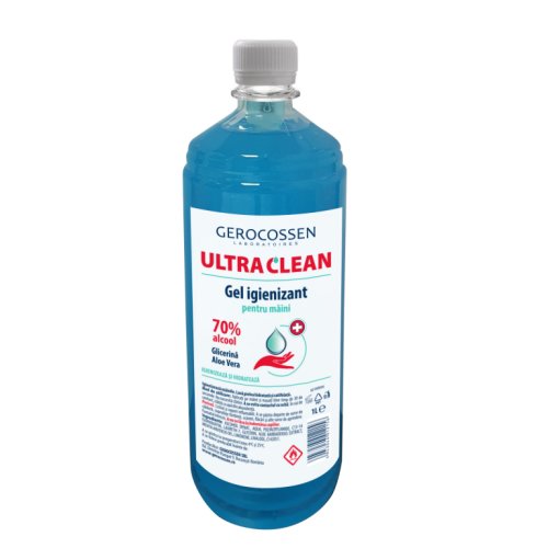 Gerocossen gel igienizant pentru maini 70% alcool gerocossen ultra clean, 1l