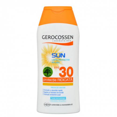 Gerocossen lapte cu protectie solara spf 30 gerocossen sun 200 ml