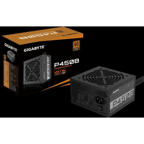 Gigabyte sursa gigabyte p450b, 80 plus® bronze, 4‎50w, pfc activ