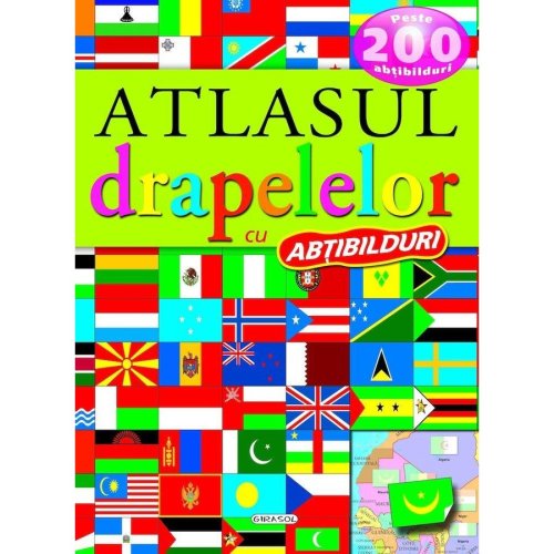 Girasol atlasul drapelelor cu abtibilduri