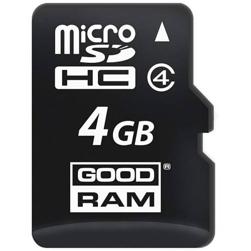 Goodram 4gb goodram microsd cls.4 + adapter m40a-0040r11