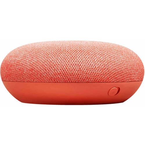 Google boxa inteligenta google home mini - asistent personal inteligent cu control voce, rosu