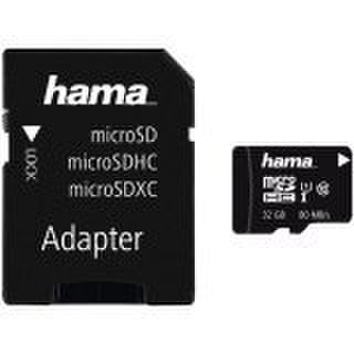 Hama memorie card hama microsdhc, 32gb, clasa 10 + adaptor