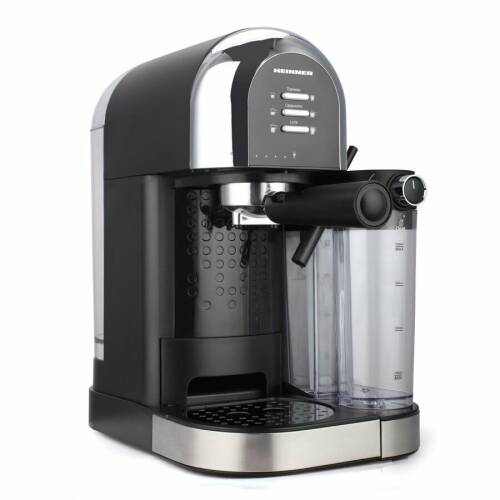 Heinner espressor manual heinner coffee dreamer hem-dl1470bk, 1230-1470w, 20bar, , dispozitiv spumare lapte, rezervor detasabil lapte 500ml, rezervor apa 1.7l, 6 tipuri de bauturi, negru
