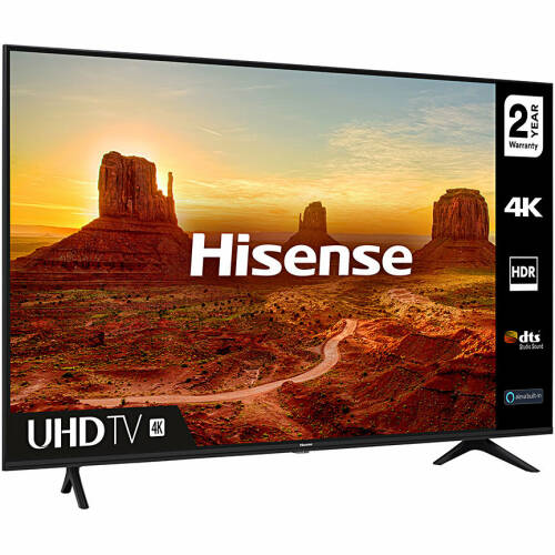Hisense televizor led hisense 127 cm , ultra hd 4k, smart tv, wifi, ci+ ,50a7100f,
