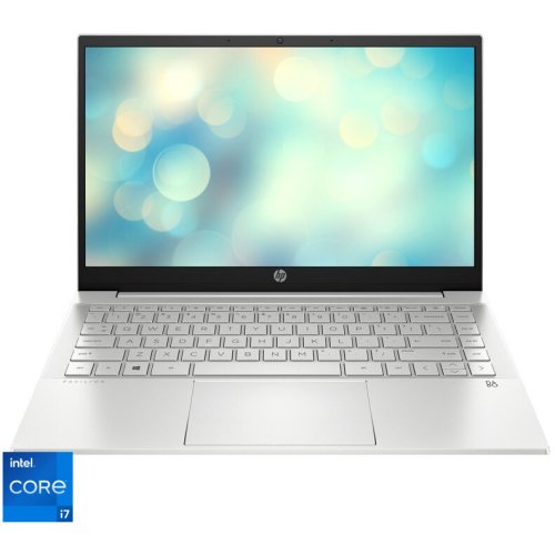 Hp laptop hp 14'' pavilion 14-dv0025nq, fhd ips, procesor intel® core™ i7-1165g7 (12m cache, up to 4.70 ghz, with ipu), 16gb ddr4, 512gb ssd, intel iris xe, free dos, silver