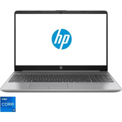 Hp laptop hp 250 g9, 15.6 inch fhd, intel core i7-1255u, 8gb ram, 512gb ssd, free dos, argintiu