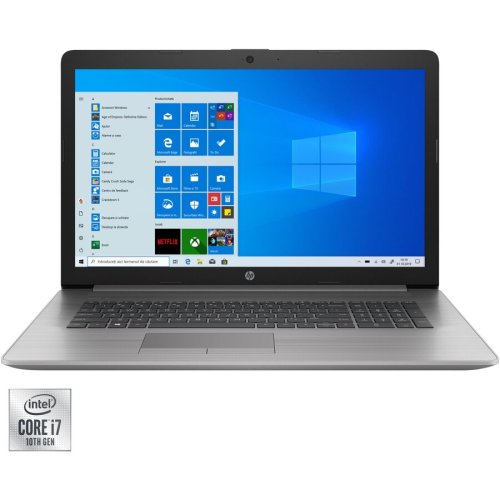 Hp laptop hp probook 470 g7 cu procesor intel® core™ i7-10510u pana la 4.90 ghz, comet lake, 17.3, full hd, 8gb, 256gb ssd, amd radeon 530 2gb, windows 10 pro, silver