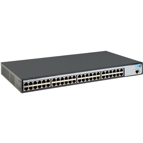 Hp switch hpe officeconnect 1620 48g , 48 porturi 10/100/ 1000 mbps, l2 smart