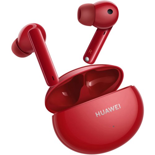 Huawei casti wireless huawei freebuds 4i, active noise cancelling, red edition