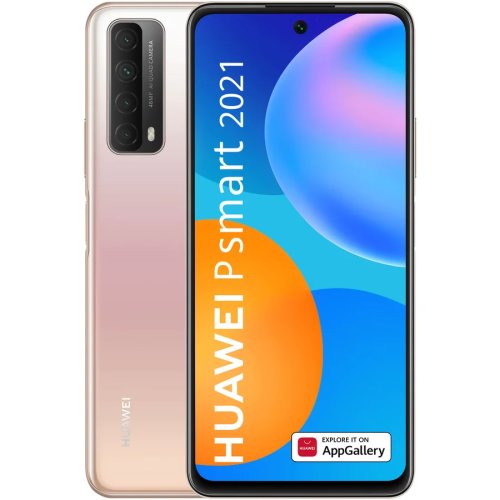 Huawei telefon mobil huawei p smart (2021), dual sim, 128gb, 4g, blush gold