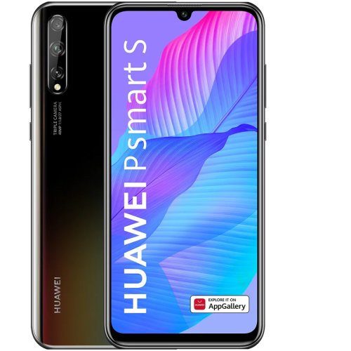 Huawei telefon mobil huawei p smart s, dual sim, 128gb, 4g, midnight black