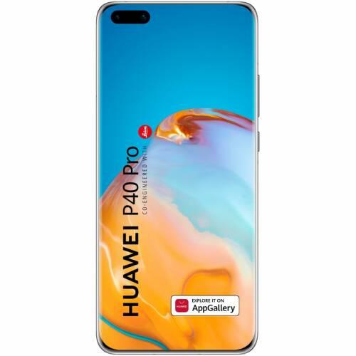 Huawei telefon mobil huawei p40 pro, dual sim, 256gb, 8gb ram, 5g, black