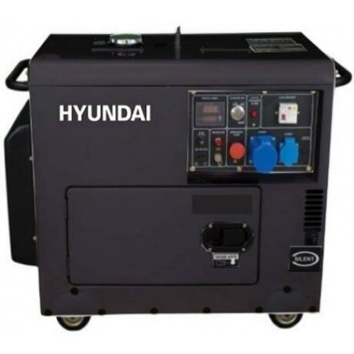 Hyundai generator de curent monofazat cu motor diesel hyundai dhy6001se, 4.6kw