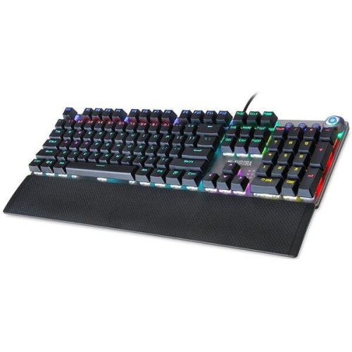 Ibox tastatura gaming ibox aurora k-3, mecanica, iluminata, usb, negru/argintiu