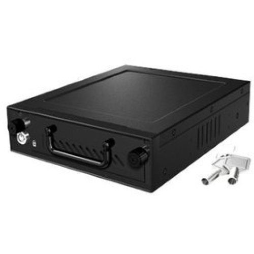 Icybox icy box mobile rack for 3.5'' & 2.5'' sata/sas hdd and ssd, black