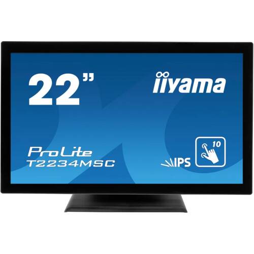 Iiyama monitor cu ecran tactil pos iiyama prolite , 21,5, ips, full hd, t2234msc-b6x ip65