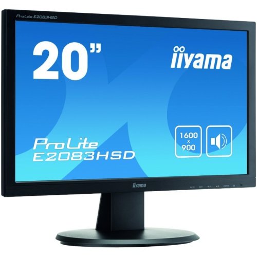 Iiyama monitor led iiyama prolite e2083hsd-b1 19.5 inch 5 ms black
