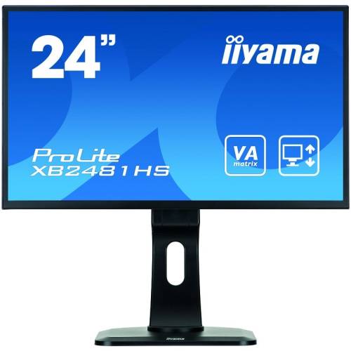 Iiyama monitor led iiyama prolite xb2481hs-b1, 24, 1920 x 1080