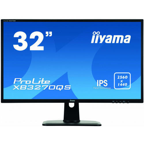 Iiyama monitor led iiyama xb3270qs-b1 32, panel ips, wqhd, dvi/hdmi/dp, has, boxe