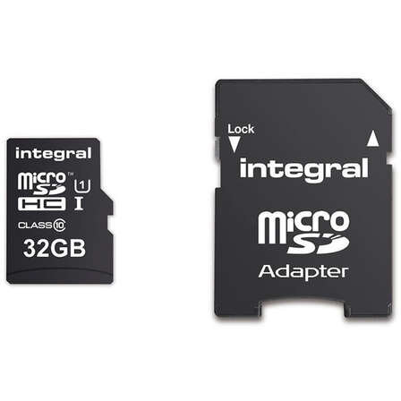 Integral integral micro sdhc/xc cards cl10 32gb - ultima pro - uhs-1 90 mb/s transfer