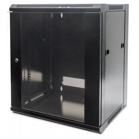 Intellinet cabinet 19 fixare pe perete, flatpack, intellinet 12u, black, 635 (h) x 570 (w) x 600 (d) mm 711883