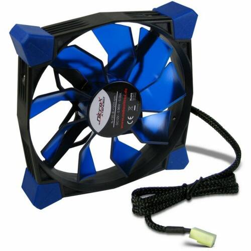 Inter-tech inter-tech cobanitrox xtended n-120-b 120mm blue led fan