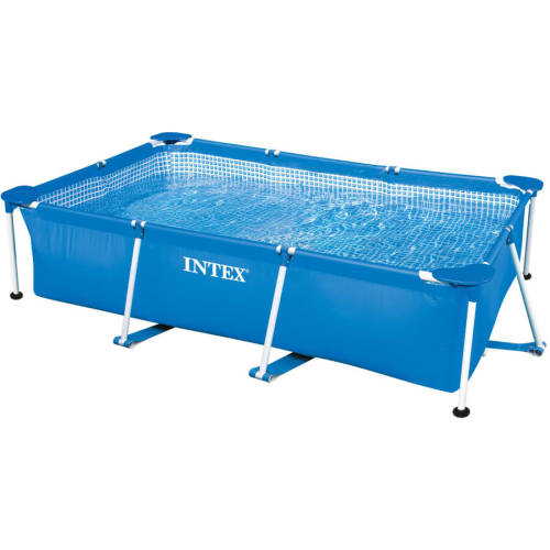 Intex piscina cu cadru metalic intex, dreptunghiulara, 260 x 160 x 65 cm