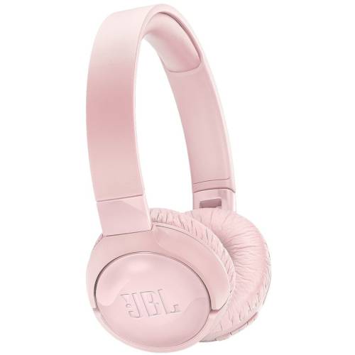 Jbl casti audio on-ear jbl tune 600, active noise cancelling, wireless, bluetooth, pure bass sound, hands-free call, 22h, roz