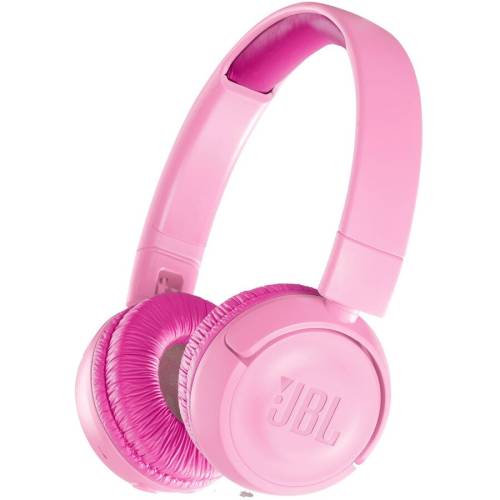 Jbl casti audio pentru copii jbl jr300bt, wireless, roz