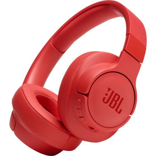 Jbl casti jbl tune 750, active noise cancelling, pure bass, hands-free, voice control, bluetooth streaming, portocaliu