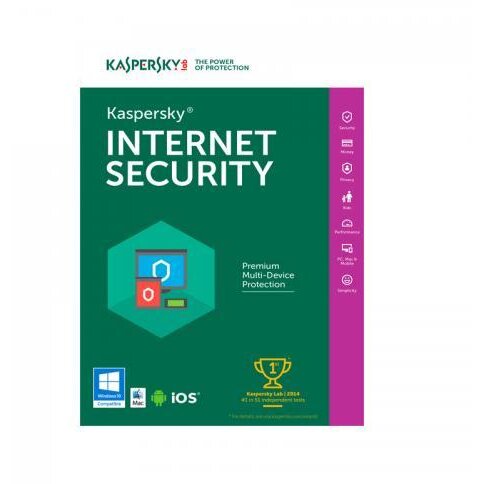 Kaspersky kaspersky internet security european edition. 1-device 1 year renewal license pack