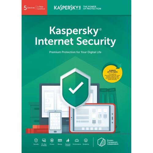 Kaspersky kaspersky internet security multi-device european edition 5pc 1an licenta noua electronica