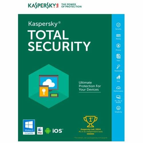 Kaspersky kaspersky total security multi-device european edition 3pc 2ani licenta noua electronica