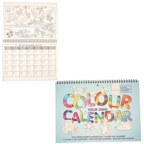 Keycraft carte de colorat - calendarul meu