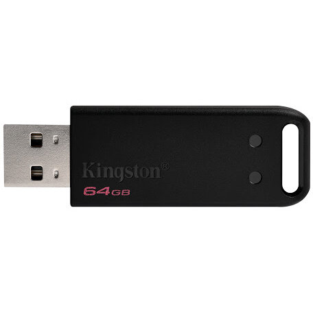 Kingston kingston memorie usb datatraveler 20, 64gb, usb 2.0, black