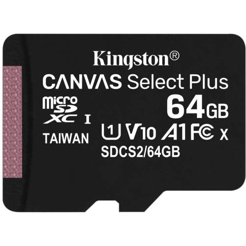 Kingston memory micro sdxc 64gb uhs-i/sdcs2/64gbsp kingston