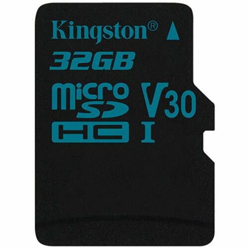 Kingston micro sdhc kingston, 32gb, class 10 uhs-i, r/w 90/45 mb/s, fara adaptor sd