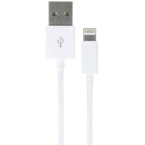 Kit cablu date incarcare - apple lightning, mfi, alb