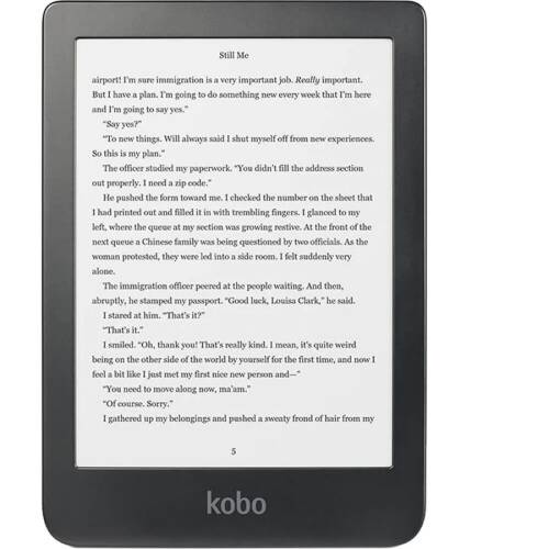Kobo e-book reader kobo clara hd, 6, 8gb, wi-fi, negru