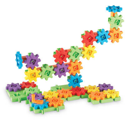 Learning resources set gears! primul meu set de construit , learning resources, 60 piese