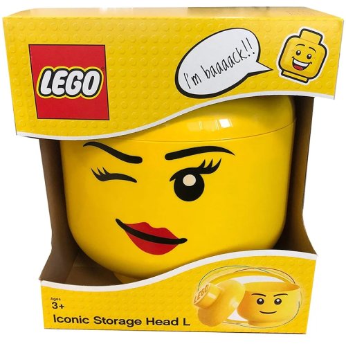 Lego® cutie depozitare lego cap minifigurina winky, marimea l (40321727)