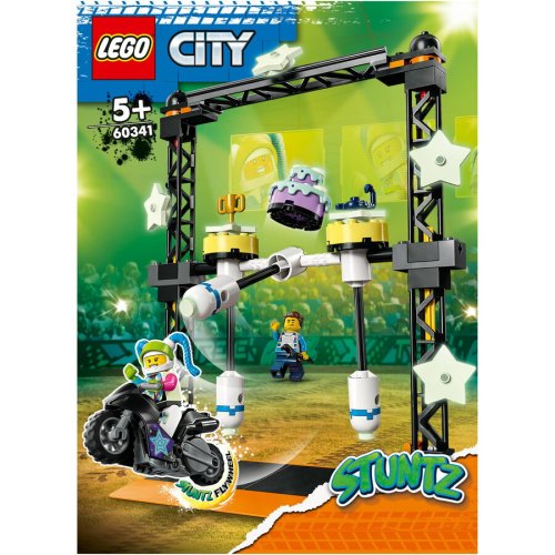 Lego® lego® city - provocarea de cascadorii cu daramare 60341, 117 piese