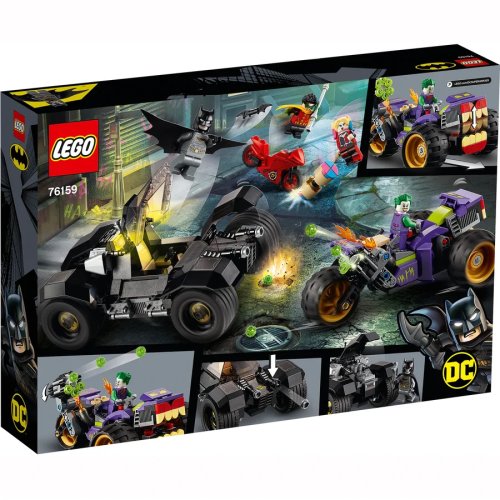 Lego® lego super heroes - urmarirea lui joker cu mototriciclul 76159