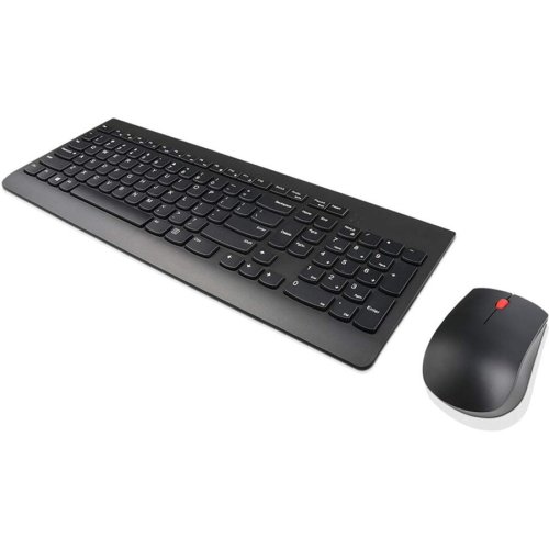 Lenovo kit wireless lenovo - tastatura, usb, black + mouse optic, usb, negru