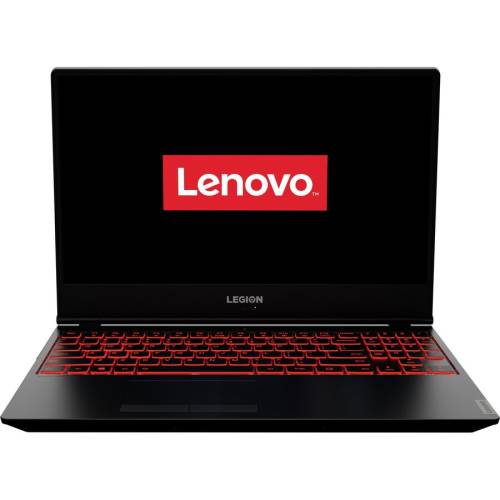 Lenovo laptop gaming lenovo legion y7000 cu procesor intel® core i5-9300h pana la 4.10 ghz, 15.6, full hd, ips, 8gb, 256gb ssd m.2, nvidia geforce gtx 1650 4gb gddr5, free dos, black