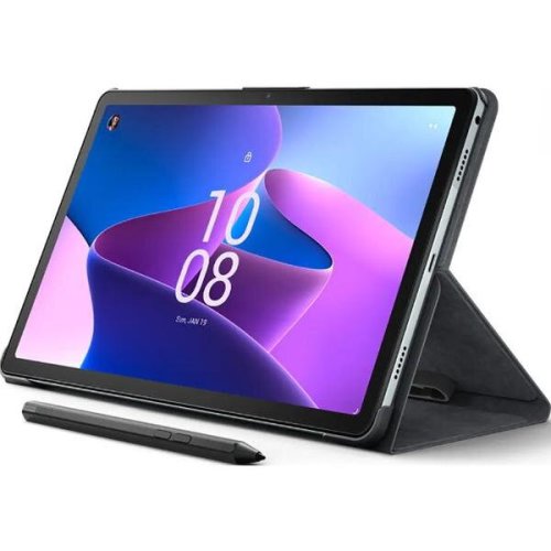Lenovo tableta lenovo tab m10 plus (gen. 3), procesor qualcomm snapdragon sdm680 octa-core, ips multi-touch 10.61, 4gb ram, 128gb flash, 8mp, wi-fi, bluetooth, android, gri