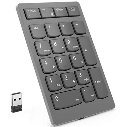 Lenovo tastatura numerica wireless lenovo go, negru