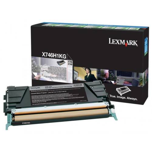 Lexmark cartus toner lexmark x746h1kg, black