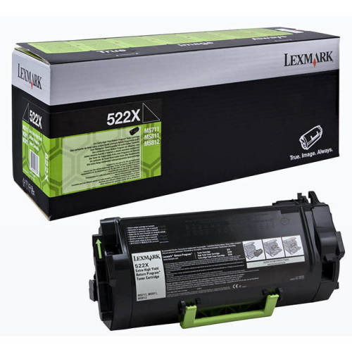 Lexmark lexmark 52d2x0e black toner
